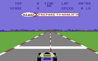 Pole Position screenshot 4 for Commodore 64